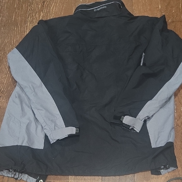 Columbia Vintage Waterproof Blk/Gray Omni Tech Bugaboo Jacket, L ** Pic 2 ** - Picture 10 of 11